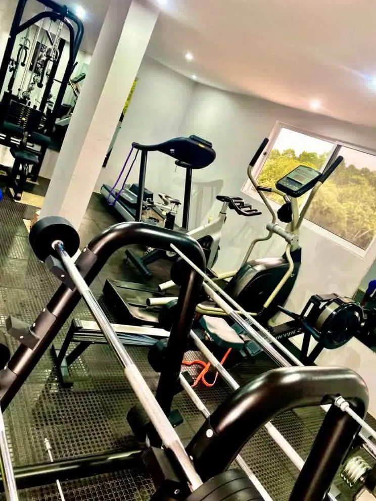 Fitness gym with cardio and strength equipment